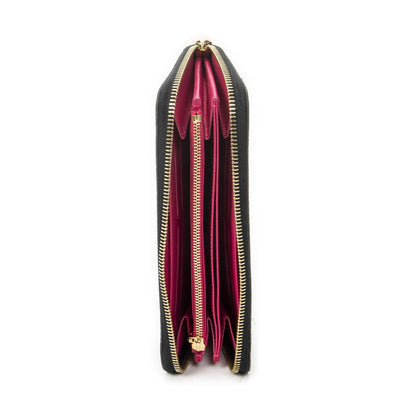 Louis Vuitton Zippy Wallet Black Multicolor Monogram — view 4
