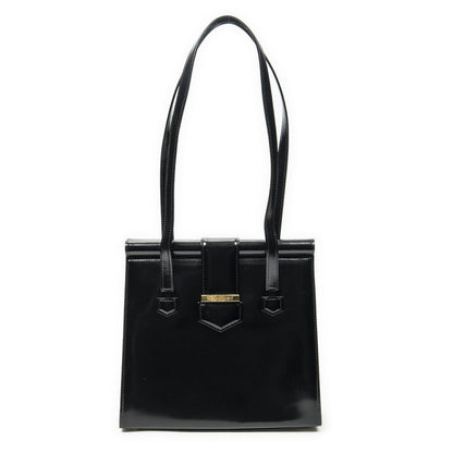 Saint Laurent Vintage Frame Shoulder Bag Black Smooth Leather
