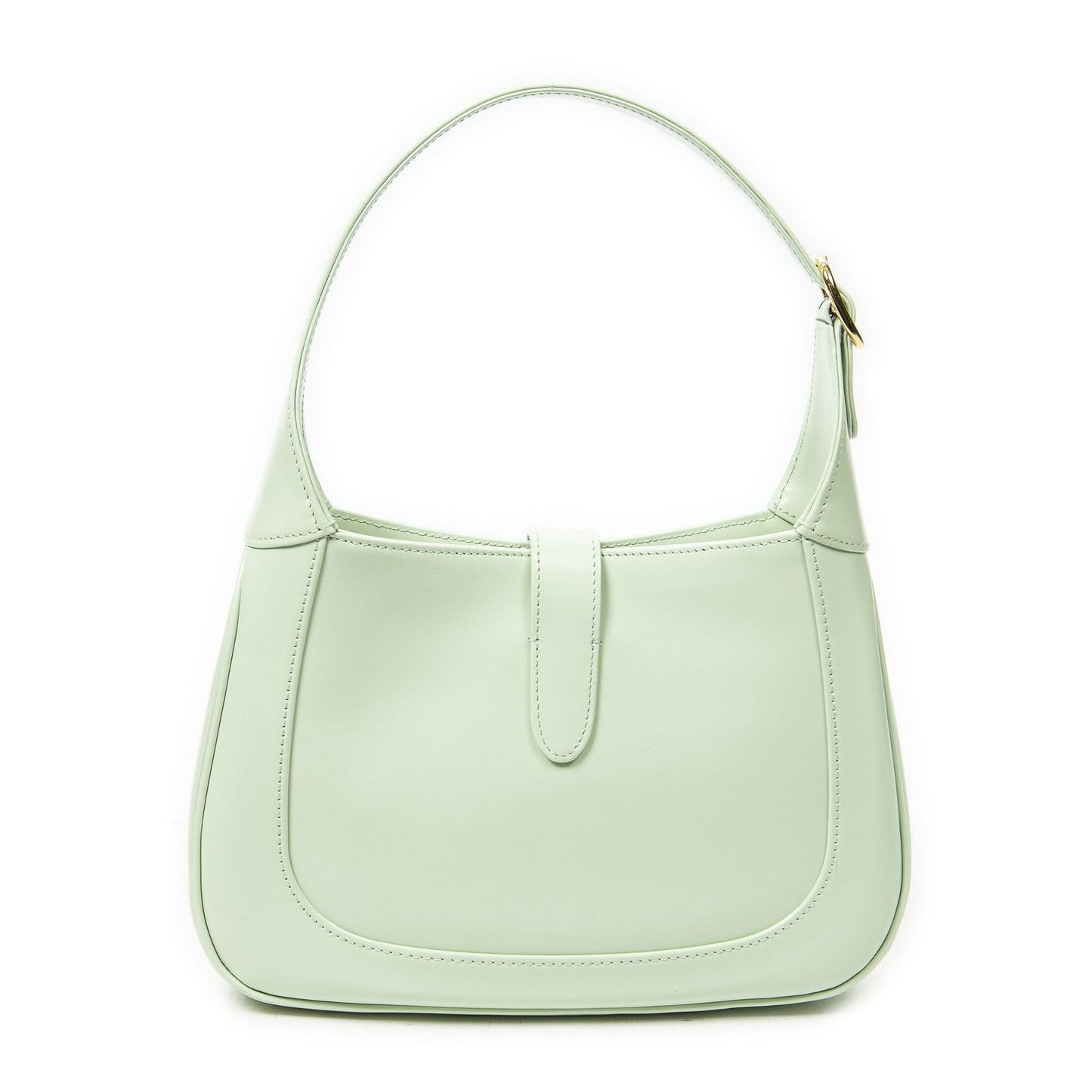 Gucci Small Jackie Light Green Smooth Calfskin Messenger Bag — view 5