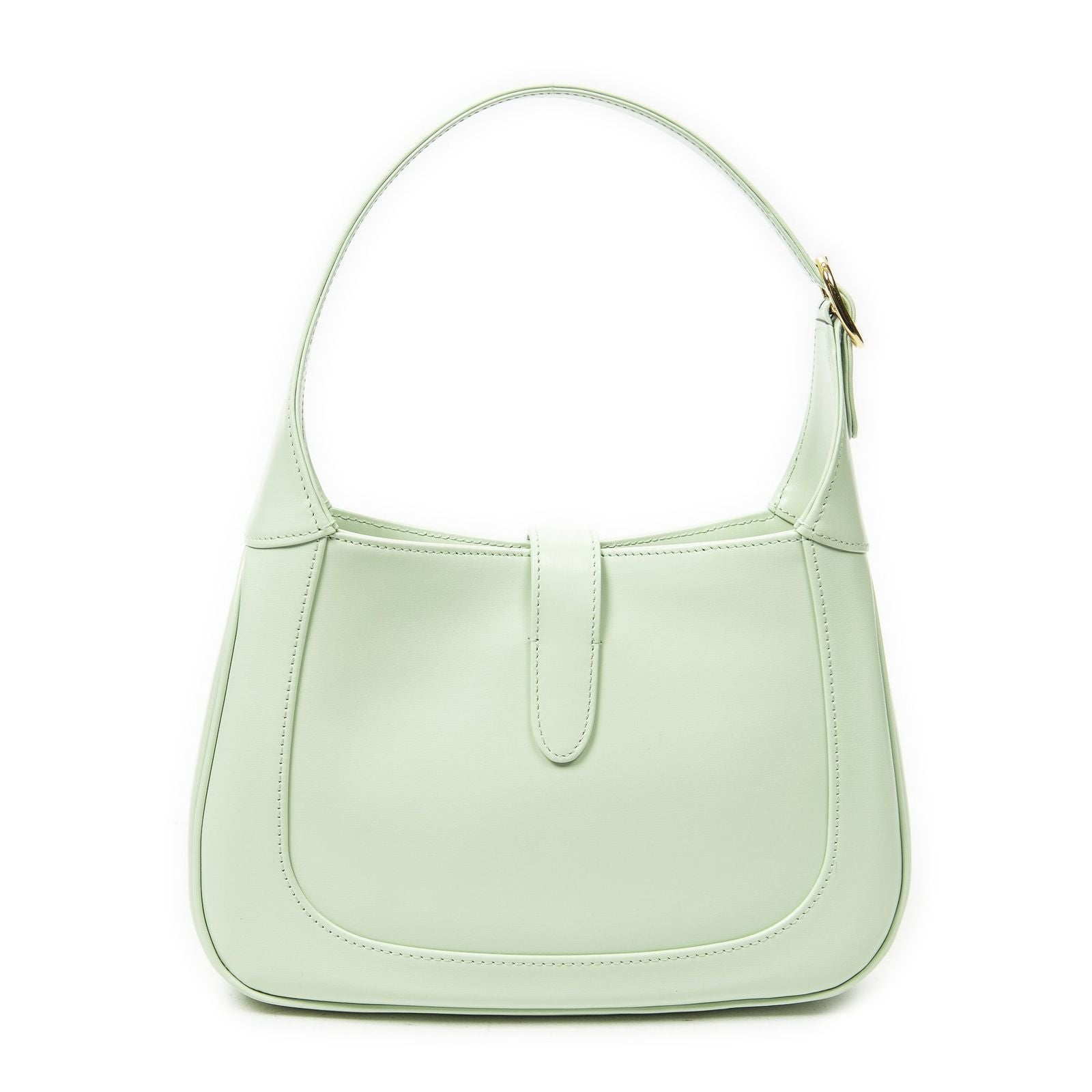 Gucci Small Jackie Light Green Smooth Calfskin Messenger Bag — view 5