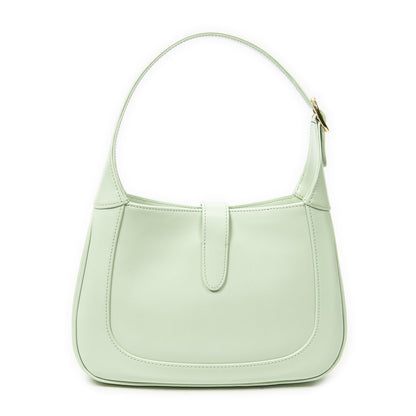 Gucci Small Jackie Light Green Smooth Calfskin Messenger Bag — view 5