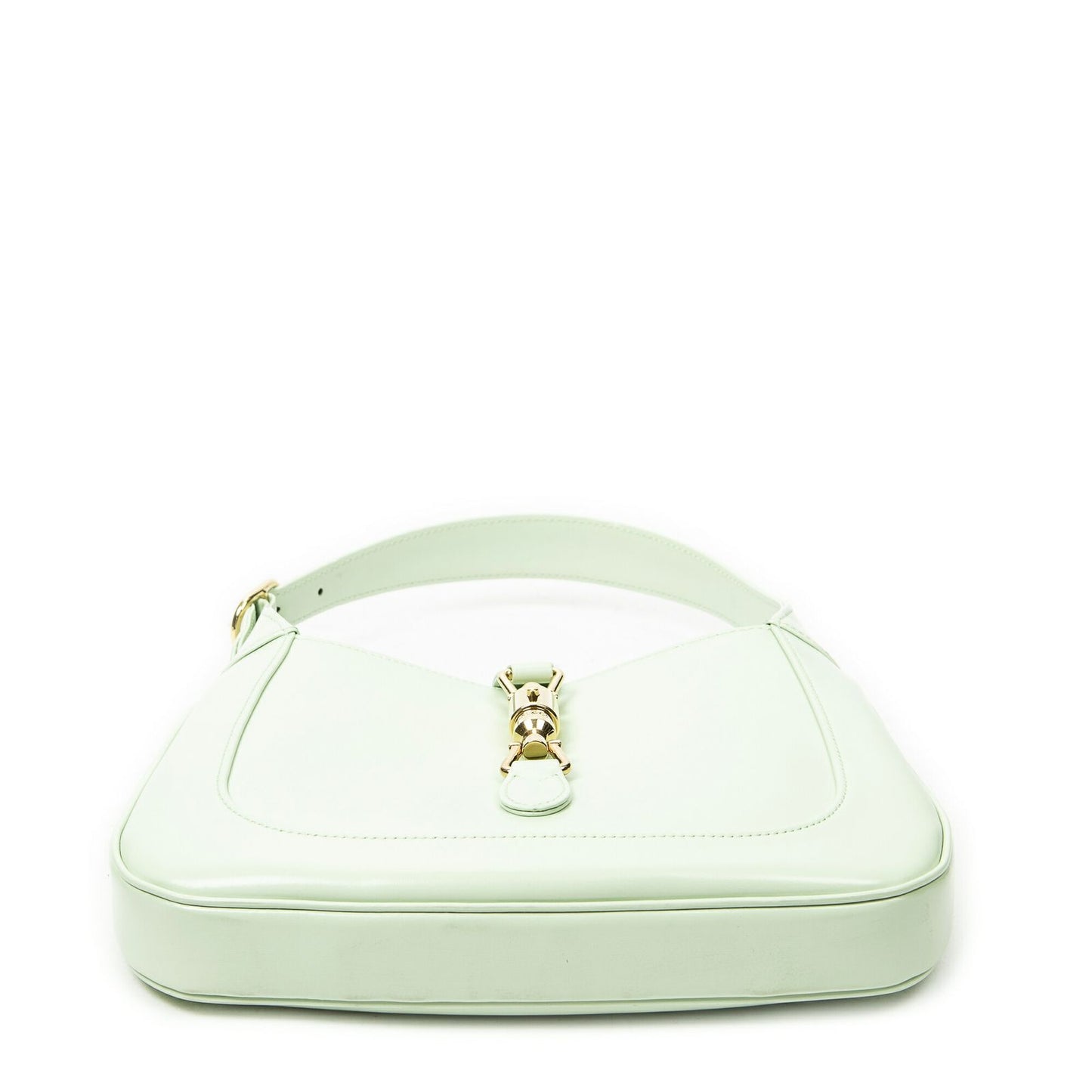 Gucci Small Jackie Light Green Smooth Calfskin Messenger Bag — view 6