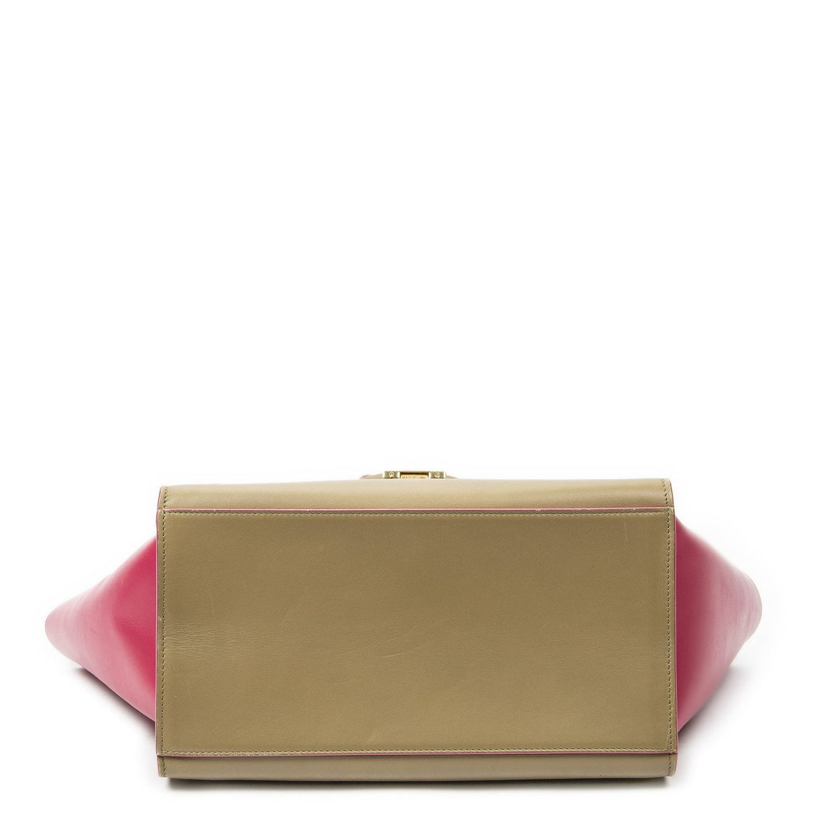 Celine Small Medium Swing Beige Pink Calfskin Leather Messenger Bag — view 6