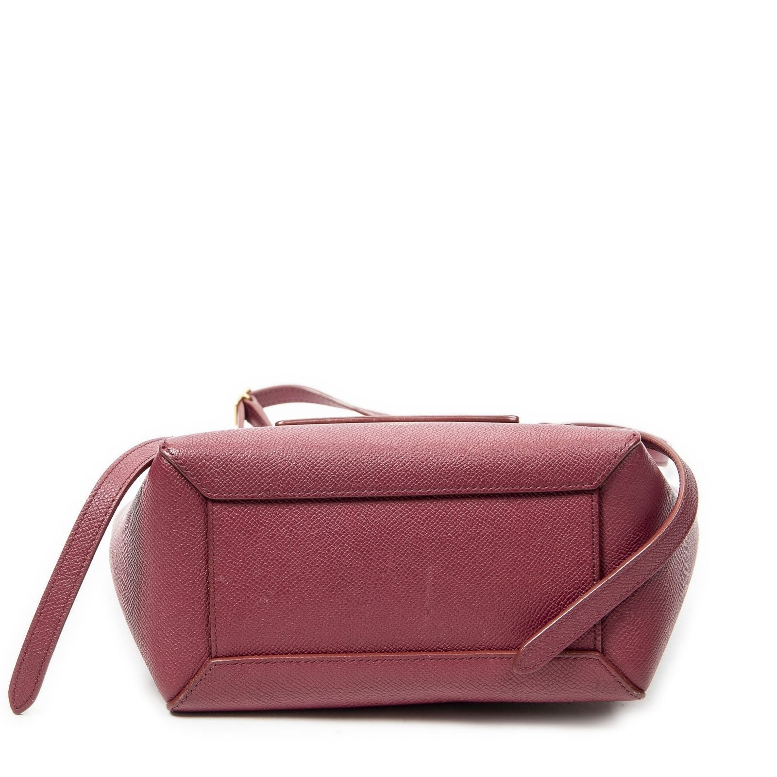 Celine Nano Belt Bag Raspberry Pink Gray Calfskin Leather — view 6