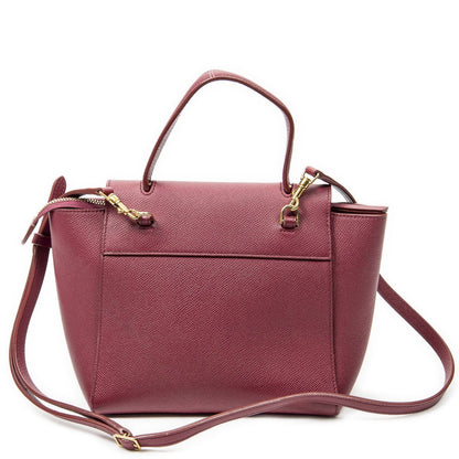 Celine Nano Belt Bag Raspberry Pink Gray Calfskin Leather — view 5