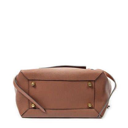 Celine Mini Belt Bag Brown Gray Calfskin Leather — view 6