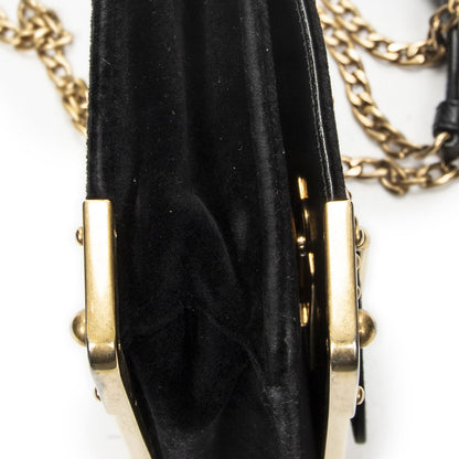 Prada Cahier Astrology Crossbody Black Embellished Canvas — view 7
