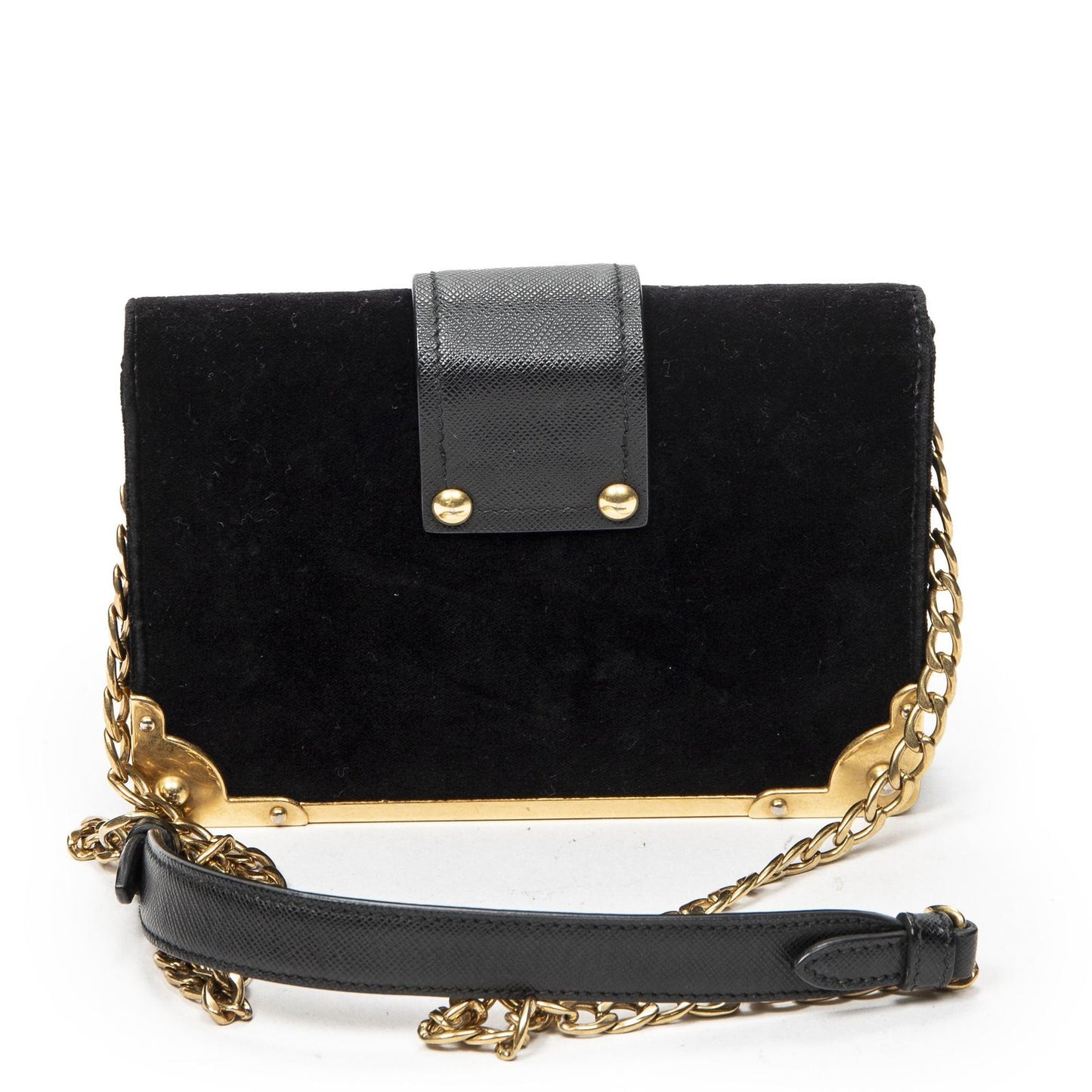 Prada Cahier Astrology Crossbody Black Embellished Canvas — view 5
