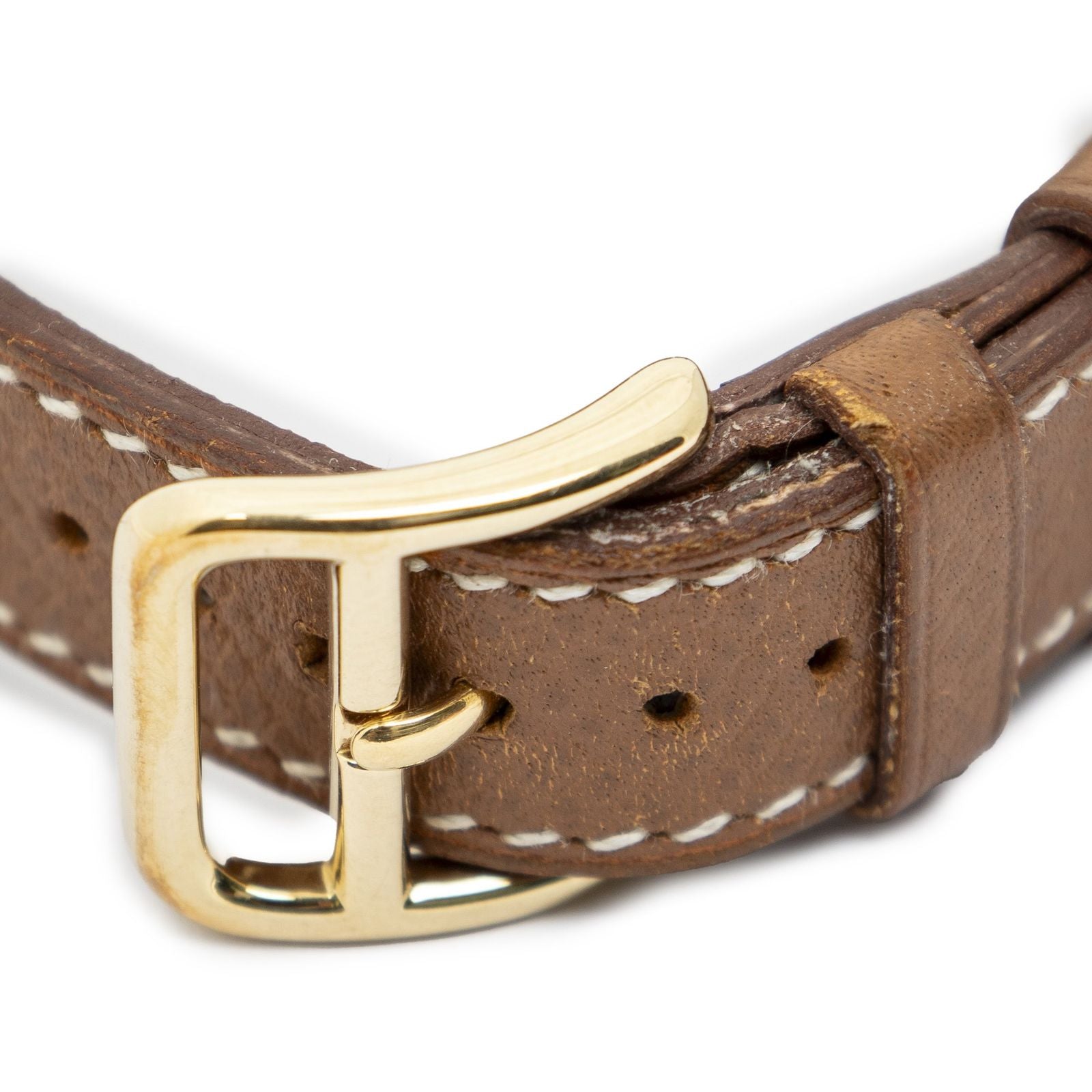Hermes Heure Watch Brown Courchevelleather — view 6
