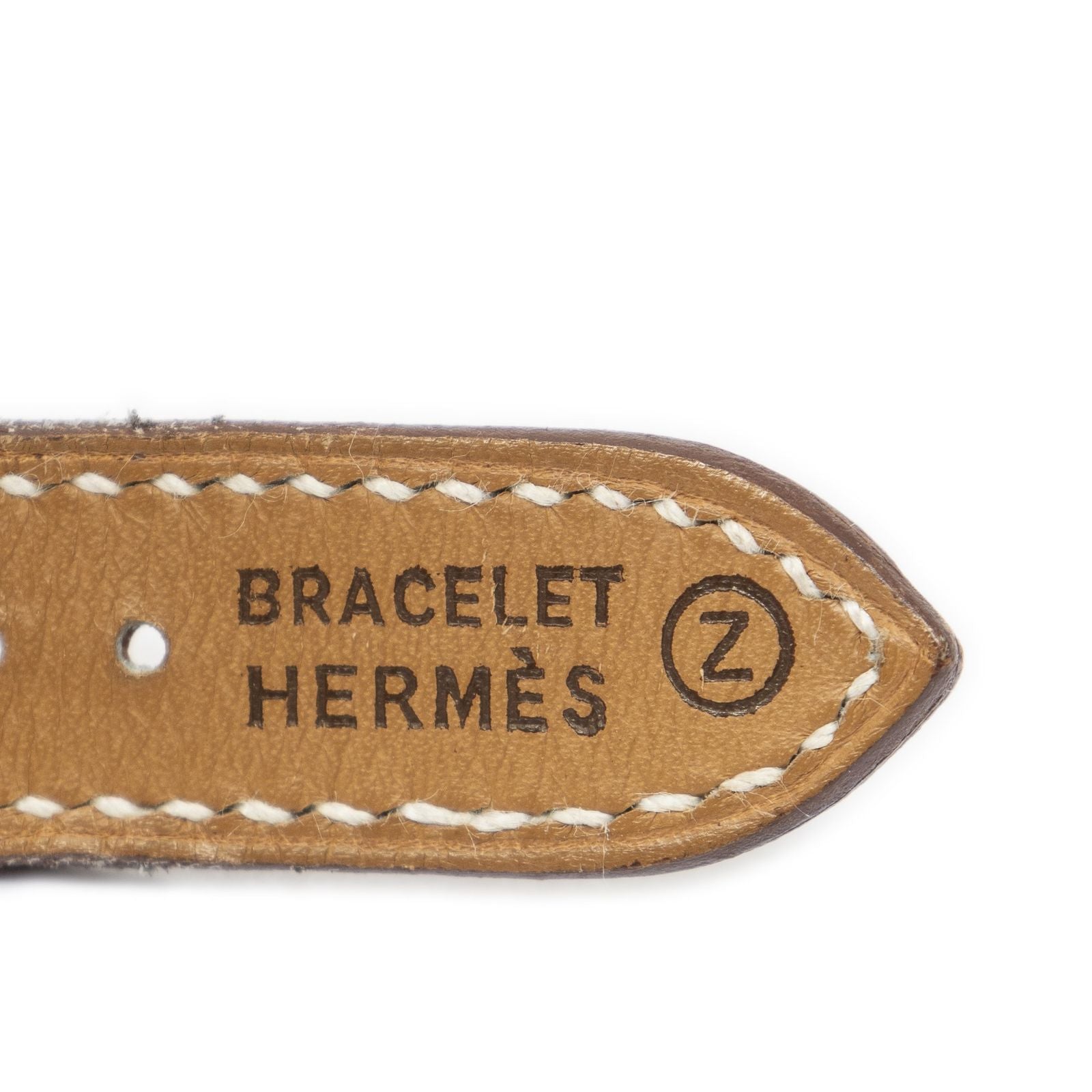 Hermes Heure Watch Brown Courchevelleather — view 7