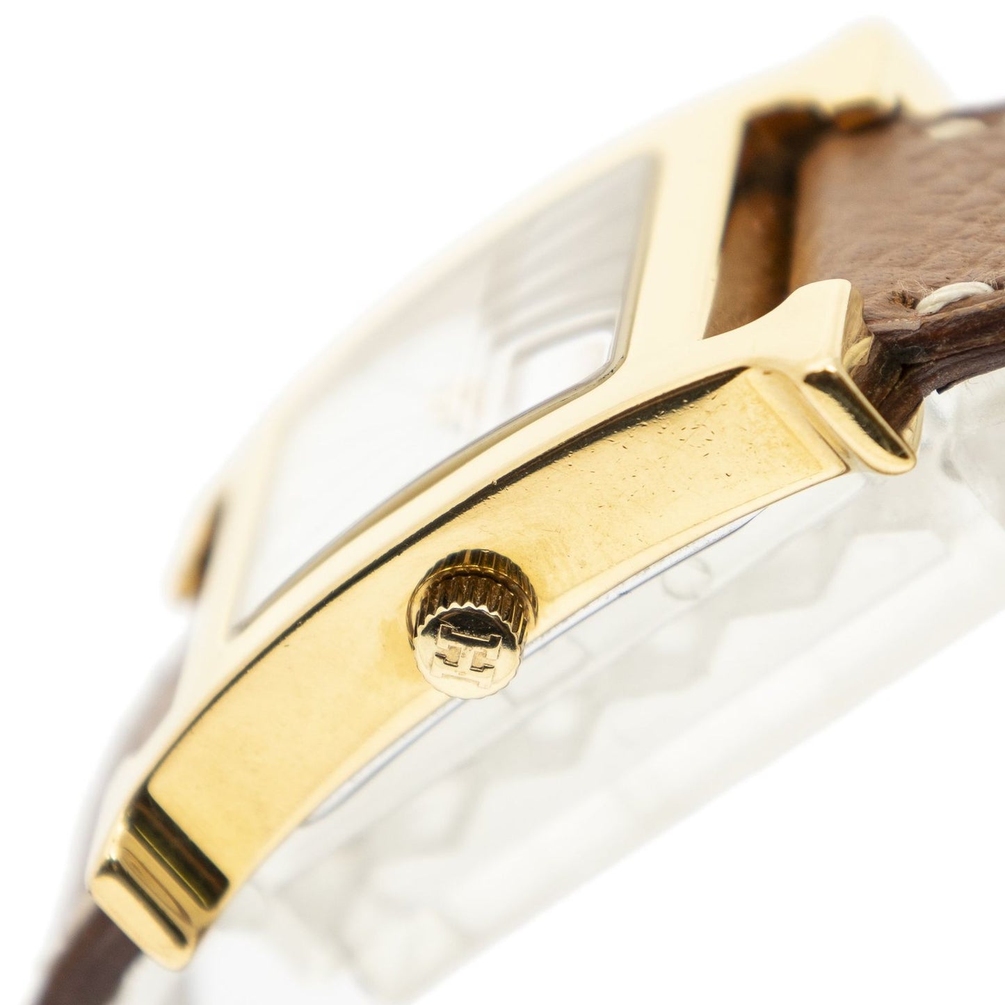Hermes Heure Watch Brown Courchevelleather — view 3
