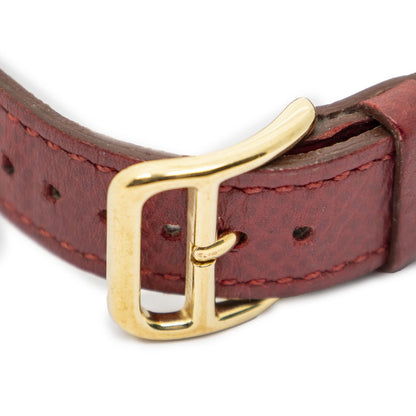 Hermes Heure Watch Red Courchevelleather — view 6