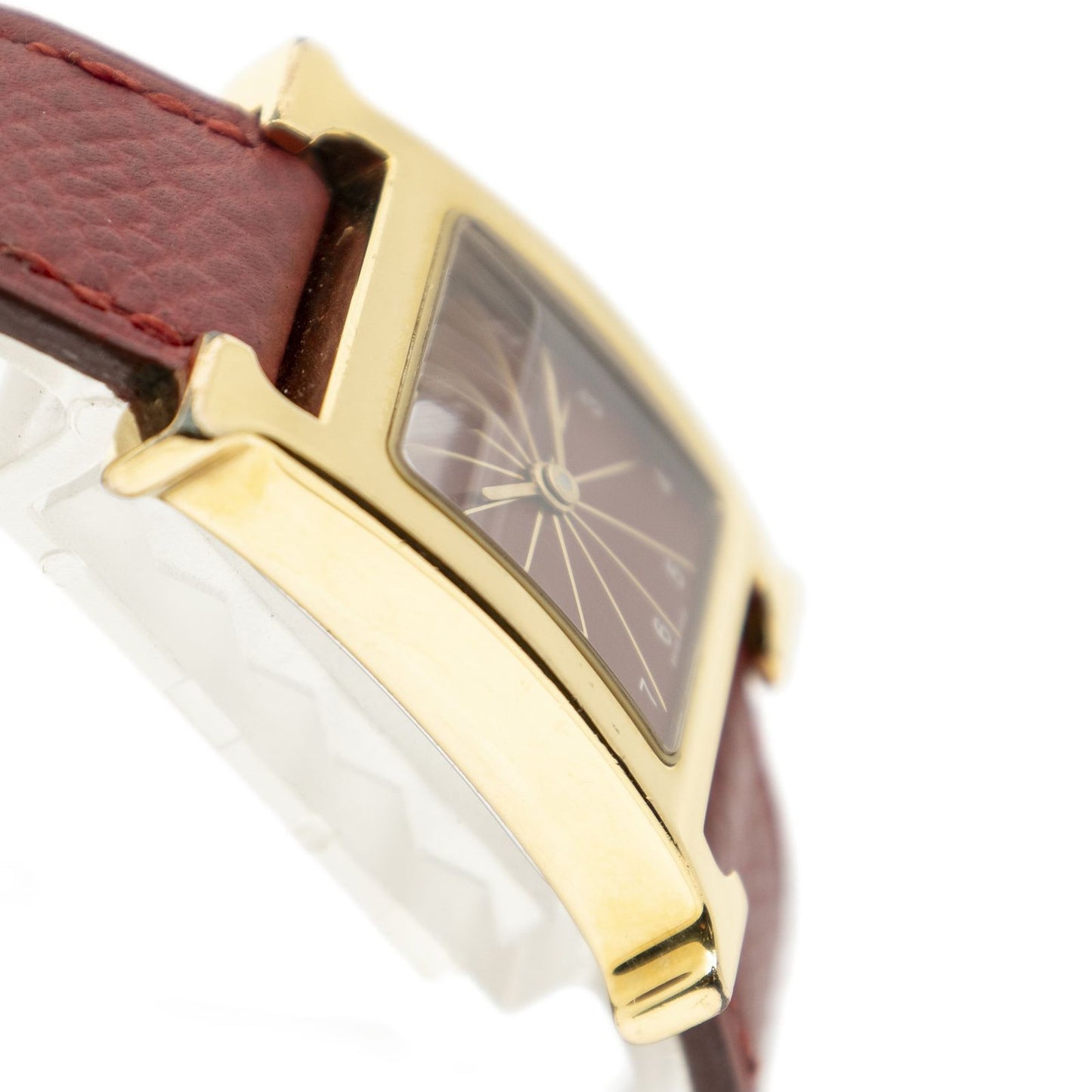 Hermes Heure Watch Red Courchevelleather — view 4