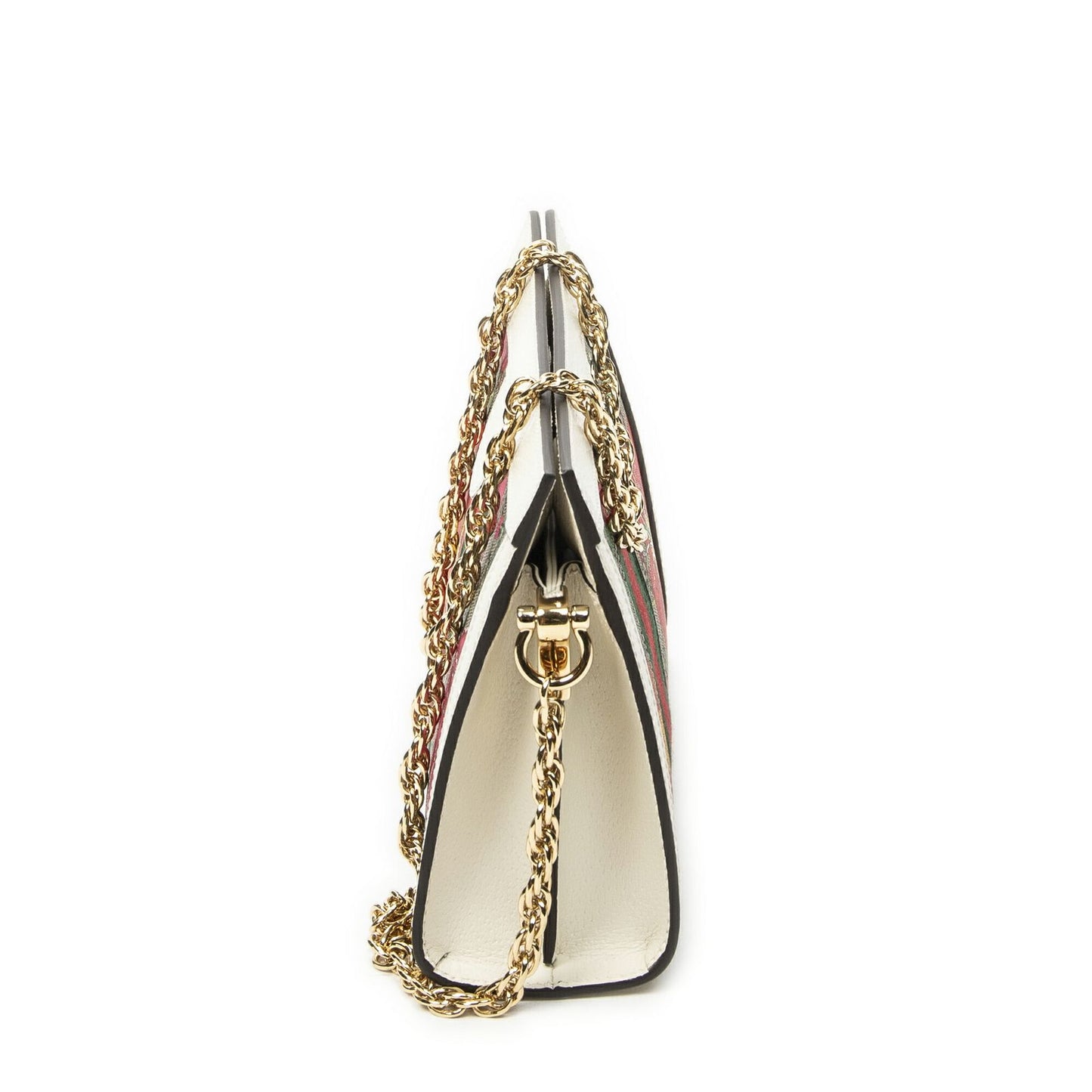 Gucci Small GG Ophidia Beige Ivory Floral Print Supreme Canvas Messenger Bag — view 4