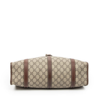 Gucci Large Joy Shoulder Tote Bag Beige Brown Supreme Canvas — view 6