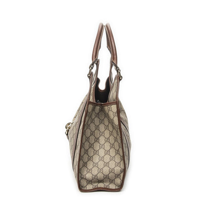 Gucci Large Joy Shoulder Tote Bag Beige Brown Supreme Canvas — view 3