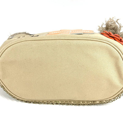 Chanel Handbag CC Logo Jumbo Canvas Beige — view 5
