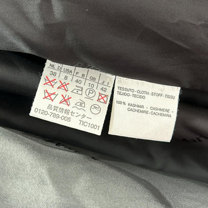 Max Mara Black Cashmere Long Coat 42 — view 5