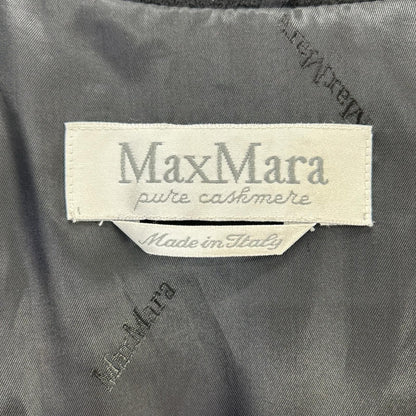 Max Mara Black Cashmere Long Coat 42 — view 4