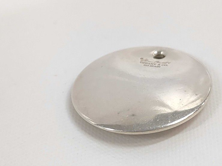 Tiffany & Co Pendant Elsa Peretti Round Silver — view 7