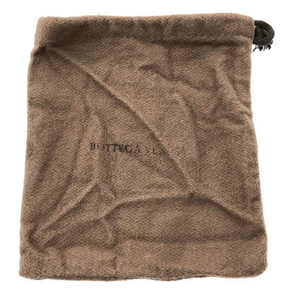 Bottega Veneta Leather Embossed Intrecciato Compact Wallet Black — view 5