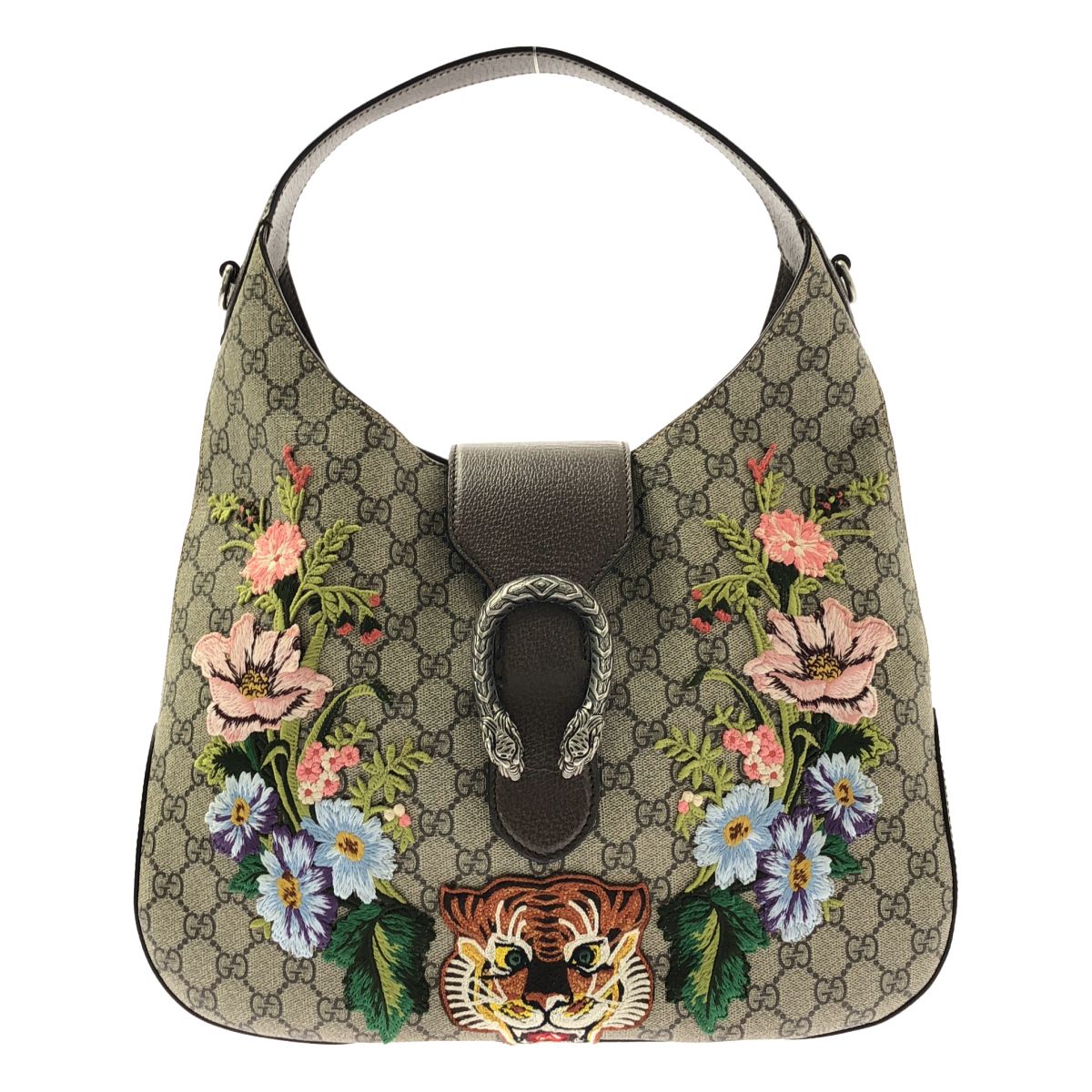 Gucci Dionysus GG Supreme Hobo Shoulder Bag Multicolor