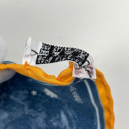 Hermes Petit Carre L'annee Des Etoiles Age Of Stars Scarf Silk Blue Yellow — view 3