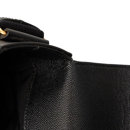 Saint Laurent Shoulder Bag Black Leather — view 6