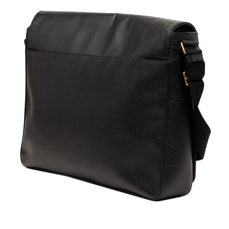 Saint Laurent Shoulder Bag Black Leather — view 2