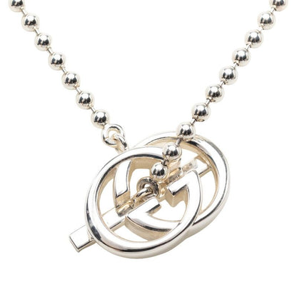 Gucci GG Logo Chain Pendant Silver — view 3