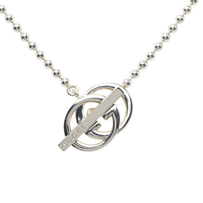 Gucci GG Logo Chain Pendant Silver — view 2