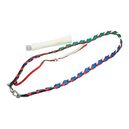 Loewe Sin Braided Shoulder Strap Multicolor Leather — view 7
