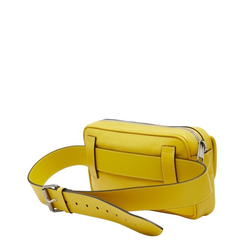 Gucci Interlocking G Waist Bag Yellow Leather — view 2