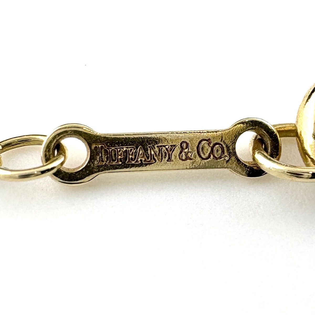 Tiffany & Co By The Yard Necklace Yellow Gold Pendant Diamond Elsa Peretti — view 6