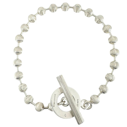 Gucci Ball Chain Silver Bracelet — view 3