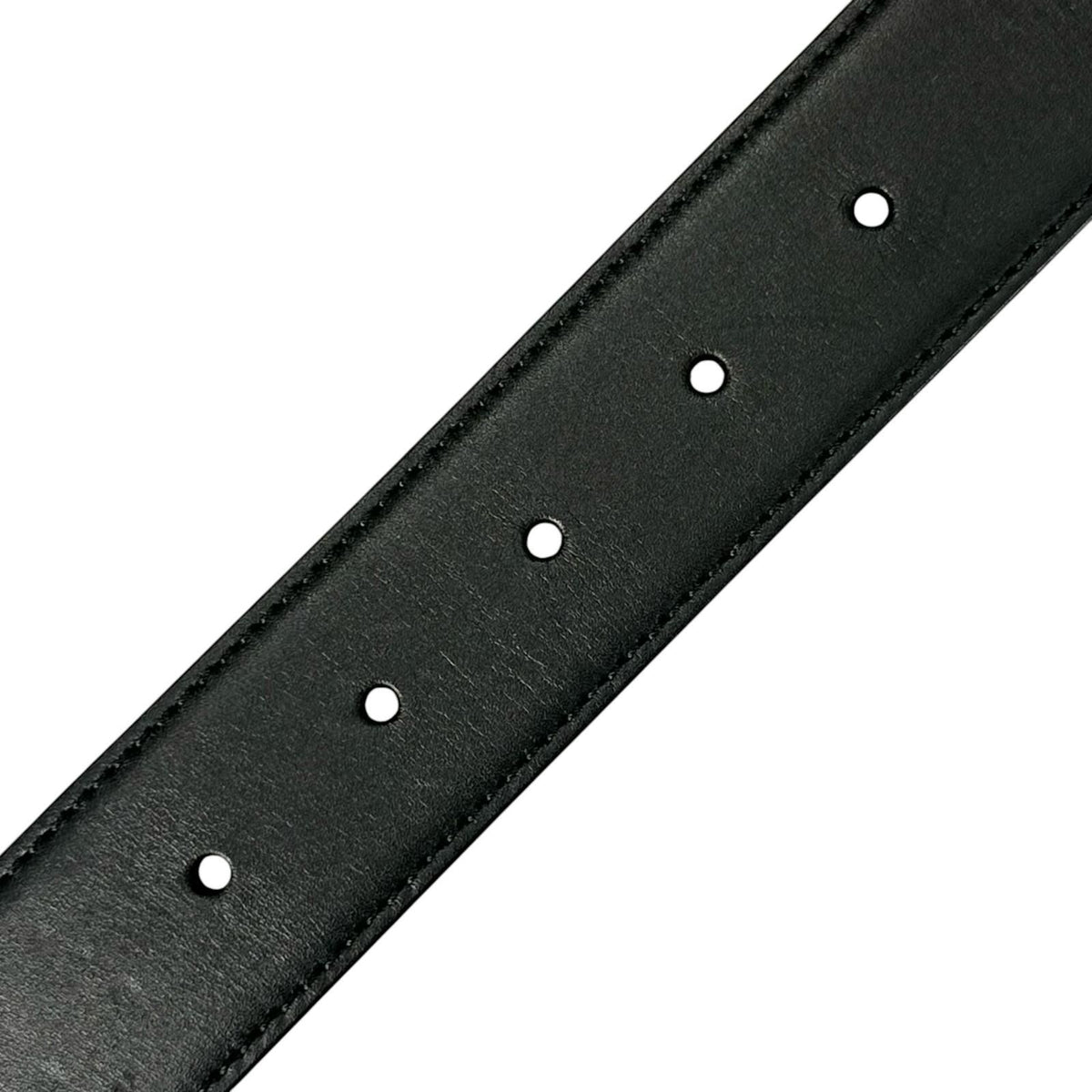 Gucci Square Leather Brown Black Belt Silver — view 7