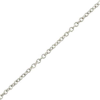 Tiffany & Co Elsa Peretti Open Heart Pendant Silver Pink Necklace — view 4
