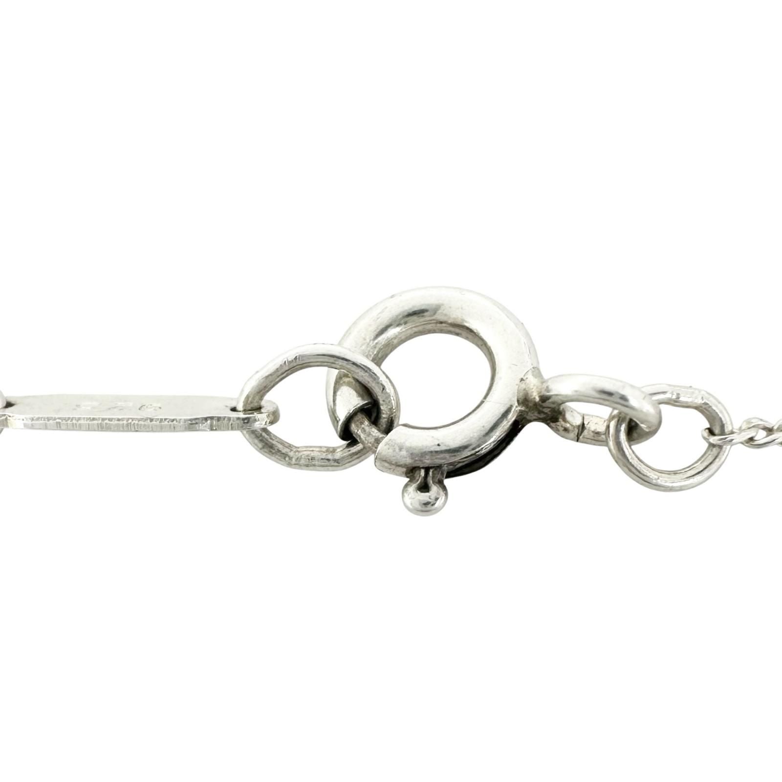 Tiffany & Co Ribbon Silver Necklace — view 5