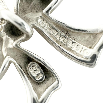Tiffany & Co Ribbon Silver Necklace — view 6