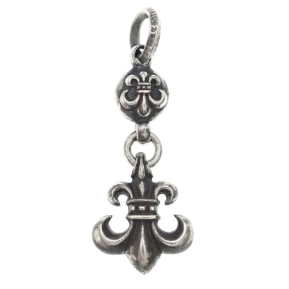 Chrome Hearts BS Fleur 1 Ball BS Flare Charm Pendant Silver