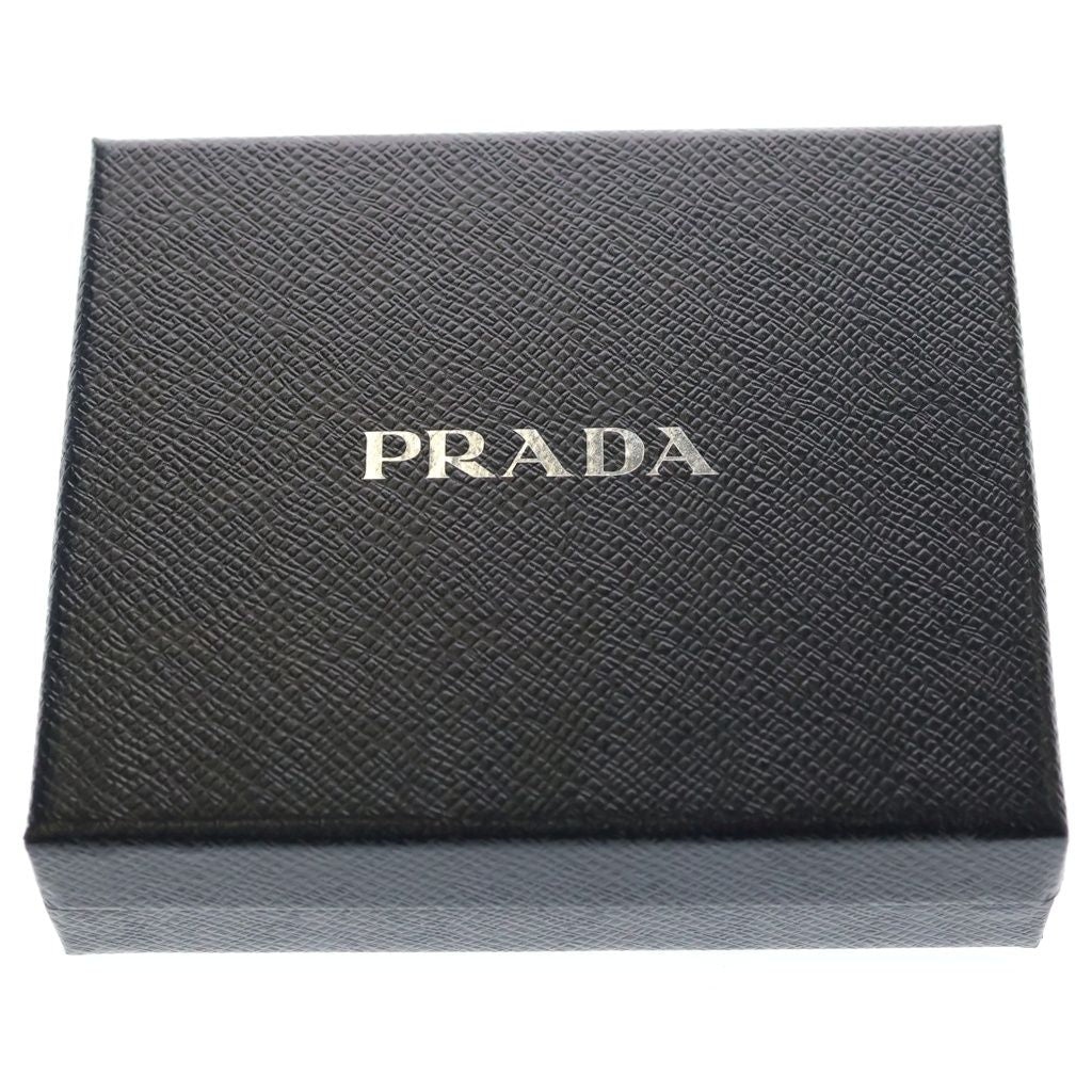 Prada Saffiano Compact Wallet Red Leather Bifold Wallet — view 8