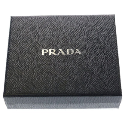 Prada Saffiano Compact Wallet Red Leather Bifold Wallet — view 8