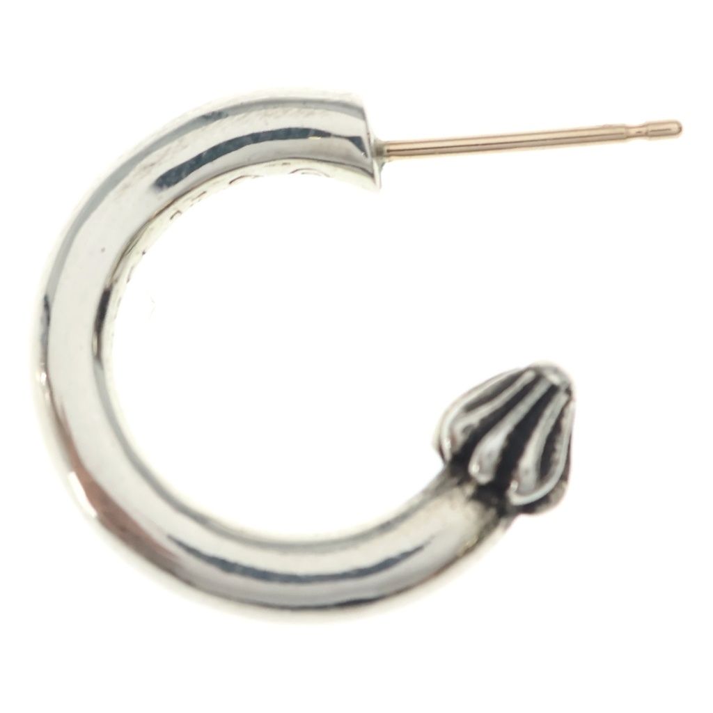 Chrome Hearts Hoop Plain Earrings Silver — view 3