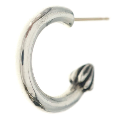 Chrome Hearts Hoop Plain Earrings Silver