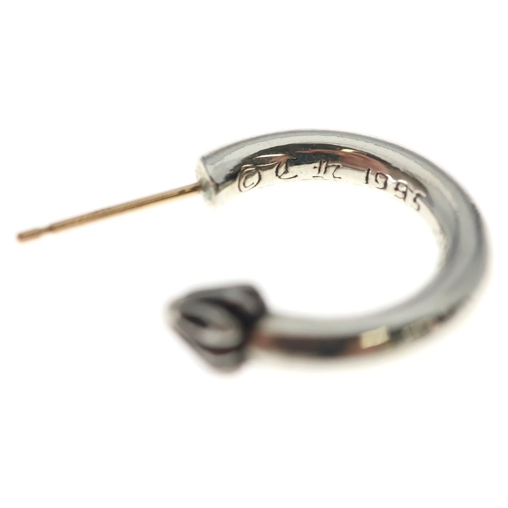 Chrome Hearts Hoop Plain Earrings Silver — view 5