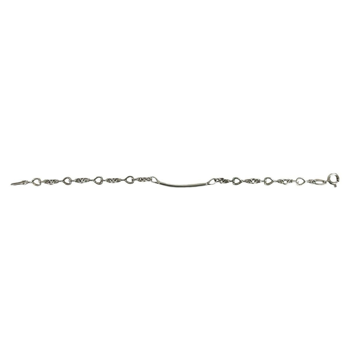 Tiffany & Co Vintage ID Heart Bracelet 925 Sterling Silver — view 6