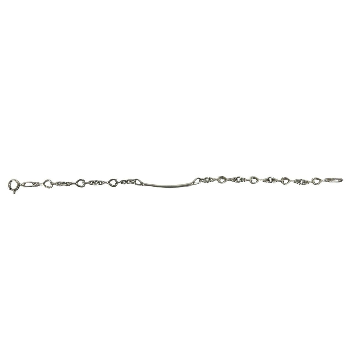 Tiffany & Co Vintage ID Heart Bracelet 925 Sterling Silver — view 5