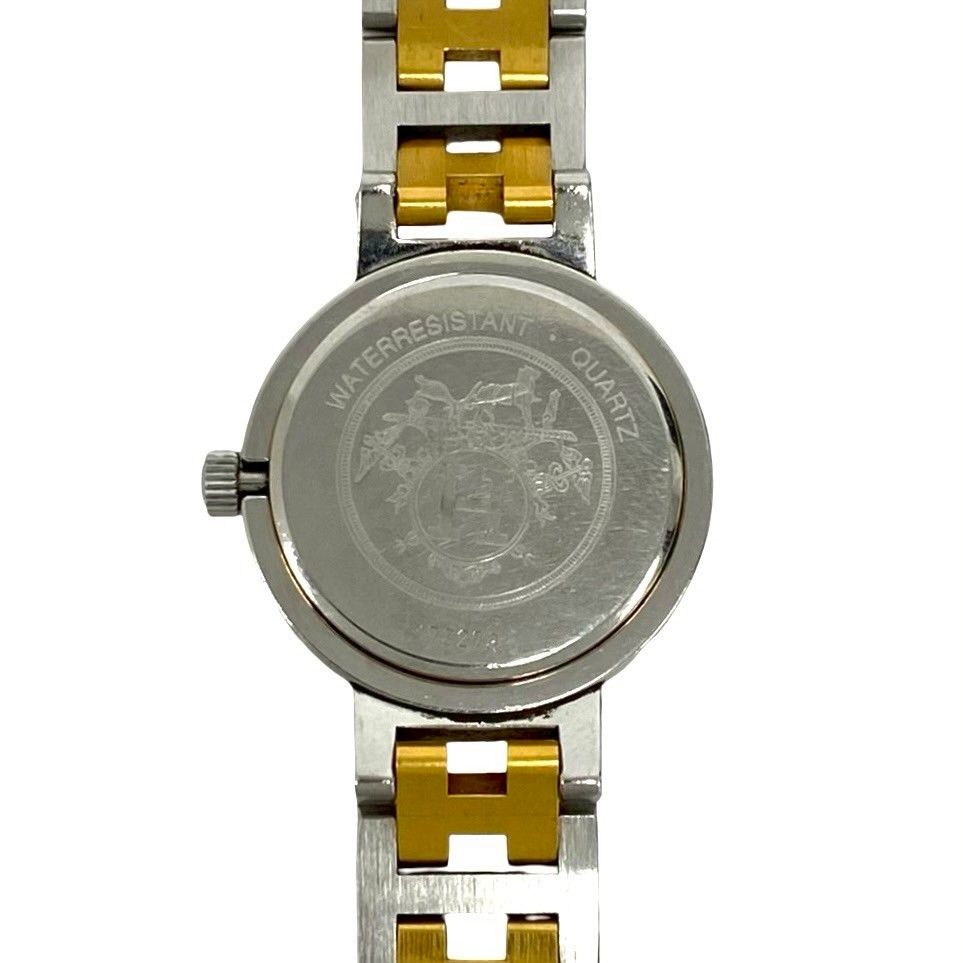 Hermes Clipper Stainless Kuo Watch Gold Silver — view 5