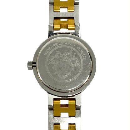 Hermes Clipper Stainless Kuo Watch Gold Silver — view 5