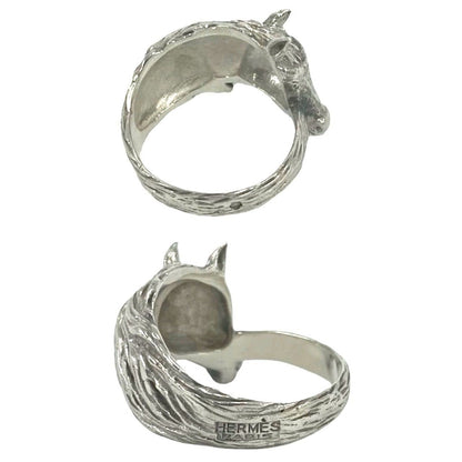 Hermes Vintage Cheval Ring Silver — view 3